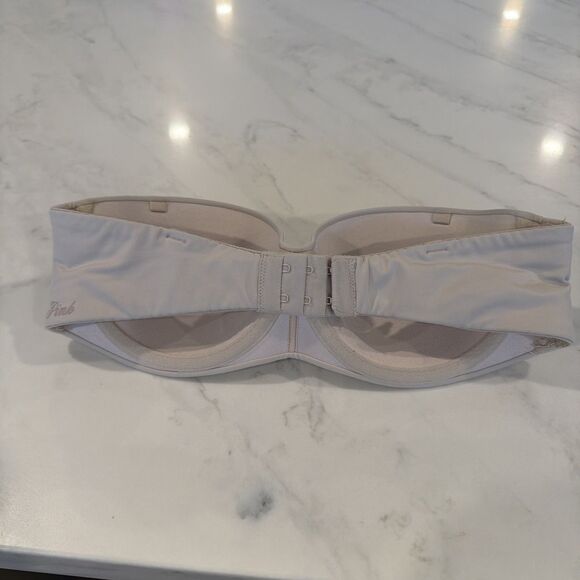 Push Up Bra Beige 32C Missing Straps - Picture 2 of 5